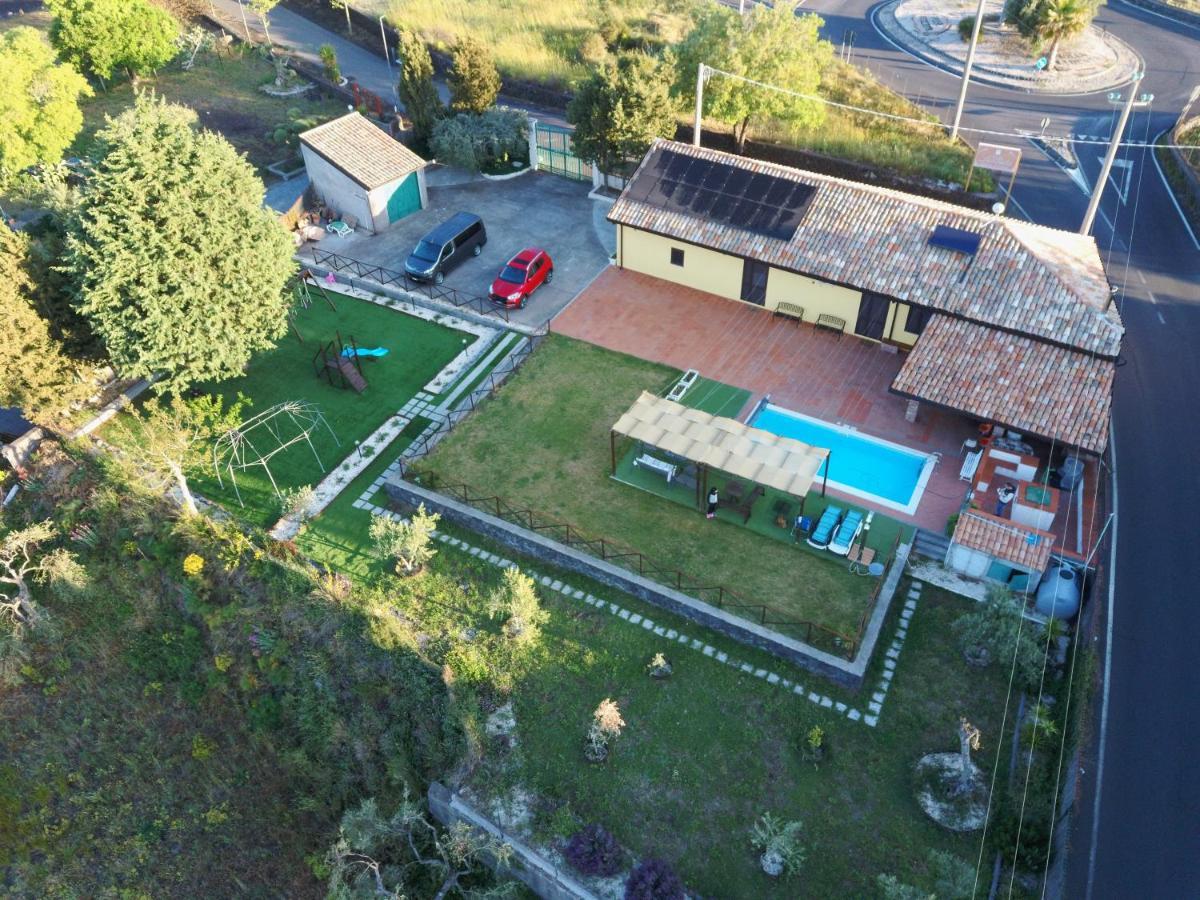 Villa Egle Belpasso, Villa Vacanza Con Piscina المظهر الخارجي الصورة