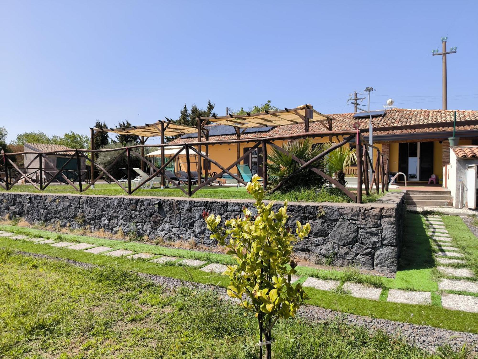 Villa Egle Belpasso, Villa Vacanza Con Piscina المظهر الخارجي الصورة