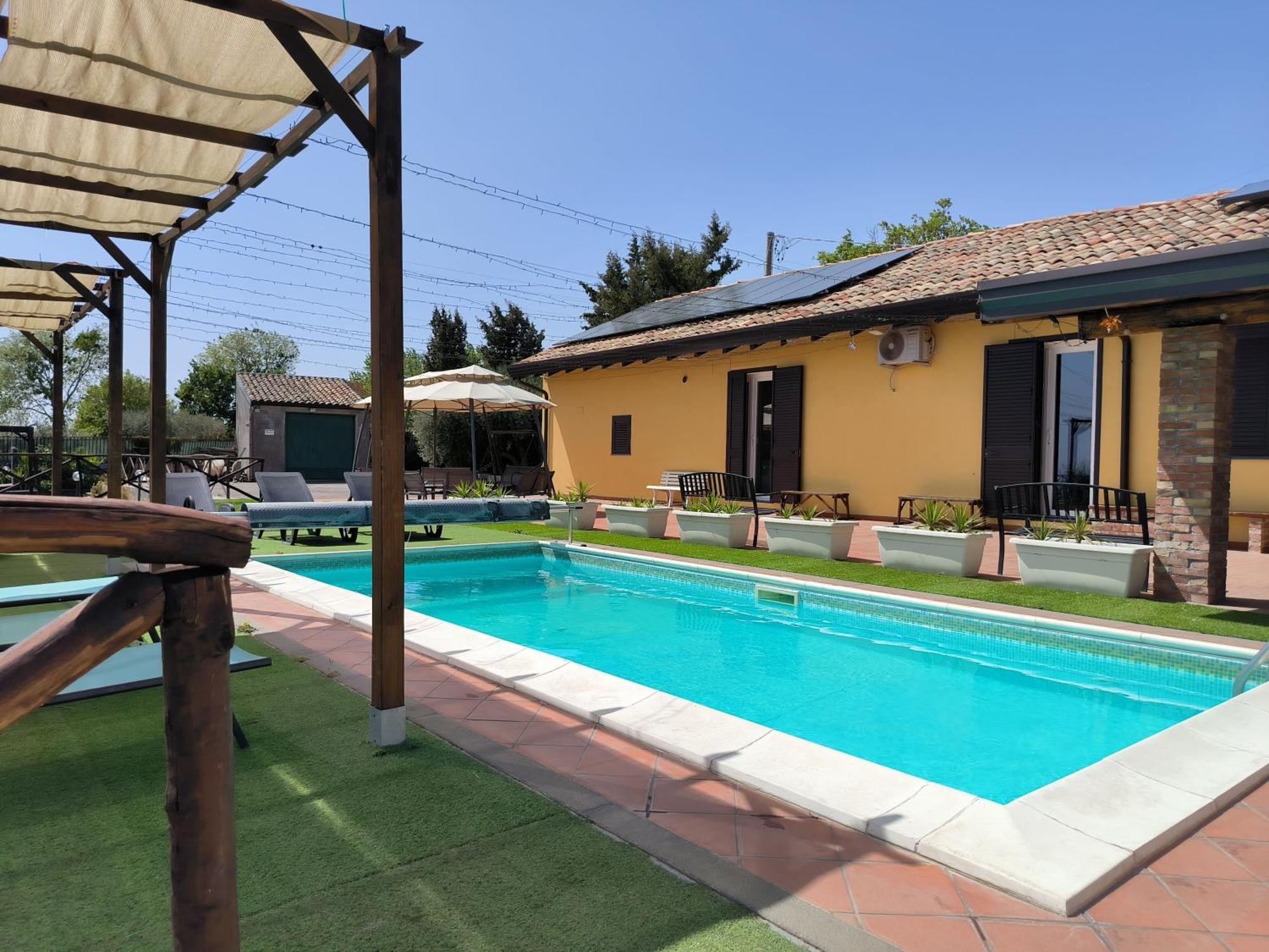 Villa Egle Belpasso, Villa Vacanza Con Piscina المظهر الخارجي الصورة